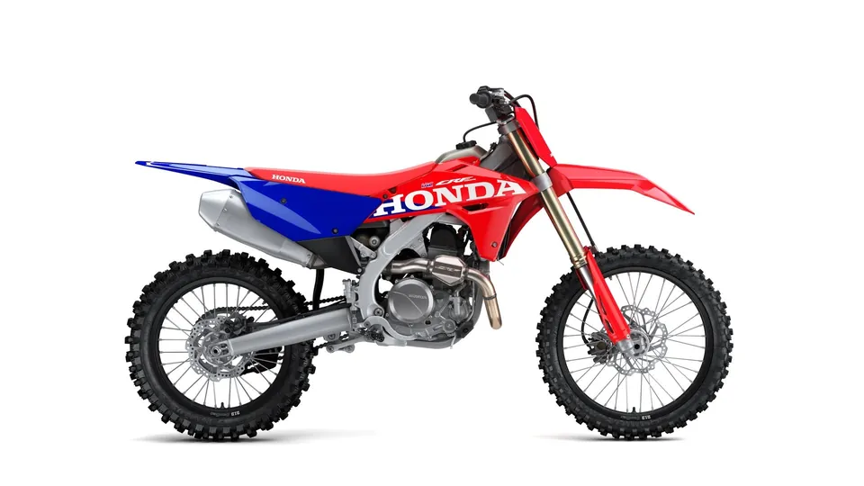 Honda CRF450R Motocross-Motorrad mit 449 ccm für abgesperrte Strecken