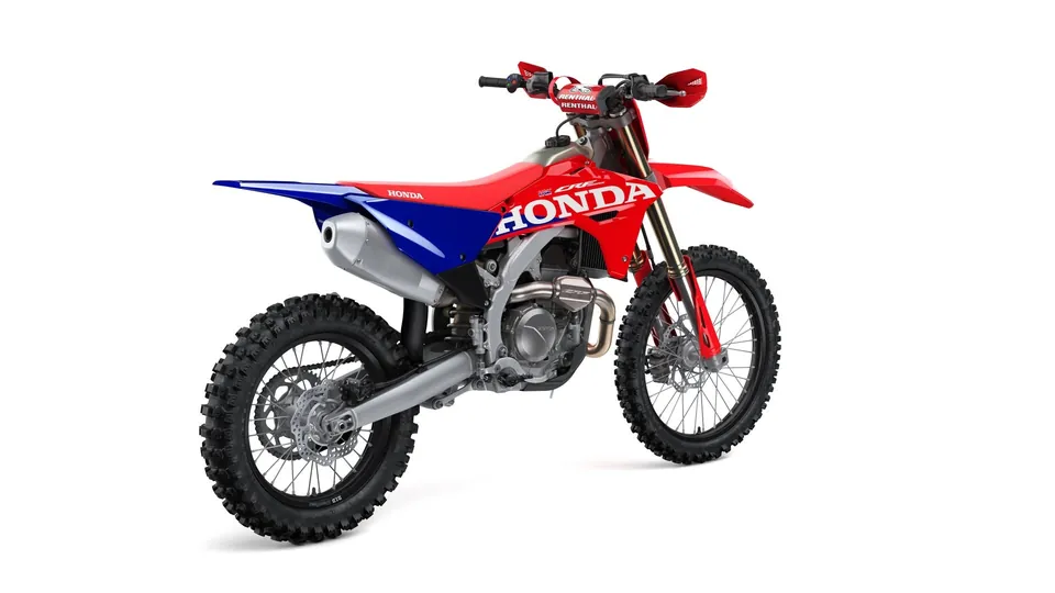 Wettbewerbs-Enduro Honda CRF450RX mit 18-Zoll-Hinterrad und Enduro-Reifen
